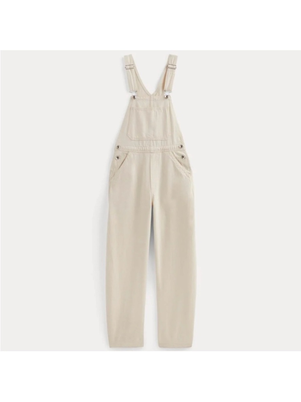 Everlane Cream Women’s Denim Overalls